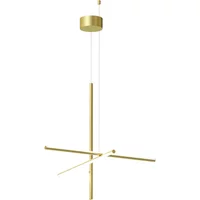 Flos Flos - Coordinates S1 LED Pendelleuchte, champagner eloxiert