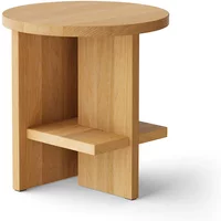 NINE NINE - Tee Beistelltisch rund Ø 40 cm, Eiche
