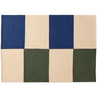 Hay HAY - Ethan Cook Flat Works Teppich, 170 x 240 cm, peach green check