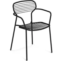 EMU Emu - Apero Outdoor Armlehnstuhl, schwarz