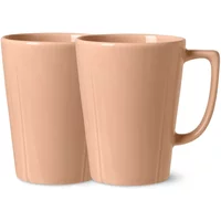 Rosendahl Rosendahl - Grand Cru Porzellan Becher mit Henkel 34 cl, blush (2er-Set)