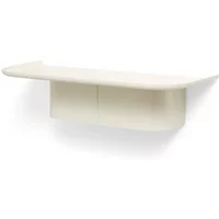 Hay HAY - Korpus Wandregal mit Kleiderhaken, M, cream