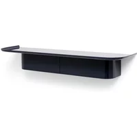 Hay HAY - Korpus Wandregal mit Kleiderhaken, L, midnight blue
