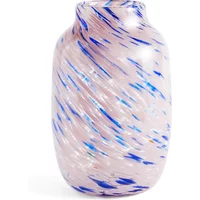 Hay HAY - Splash Vase L, Ø 17,5 x H 27 cm, light pink and blue