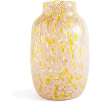 Hay HAY - Splash Vase L, Ø 17,5 x H 27 cm, light pink and yellow