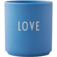 Design Letters Design Letters - AJ Favourite Porzellan Becher, Love / sky blue