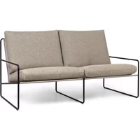 Ferm Living Ferm Living - Desert Dolce Outdoor 2-Sitzer Sofa - schwarz / dark sand