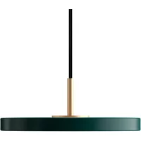 Umage UMAGE - Asteria Micro LED-Pendelleuchte V2, Messing / forest green
