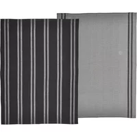 Södahl Södahl - Soft Tools Geschirrtuch, 50 x 70 cm, schwarz (2er-Set)