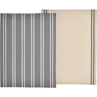Södahl Södahl - Soft Tools Geschirrtuch, 50 x 70 cm, grau (2er-Set)