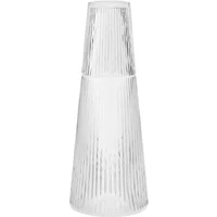 Stelton Stelton - Pilastro Karaffe mit Glas 1 l, klar