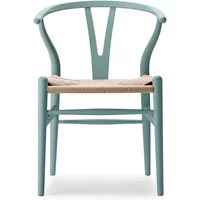 Carl Hansen & Søn Carl Hansen - CH24 Soft Wishbone Chair Ilse Crawford, Buche soft pewter / Naturgeflecht