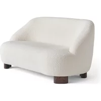 &Tradition &Tradition - Margas LC3 2-Sitzer Sofa, Walnuss / elfenbein (Karakorum 001)