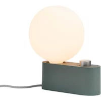 Tala Tala - Alumina Tischleuchte, sage inklusive Sphere IV LED-Leuchtmittel E27 8W, Ø 15 cm, weiß matt