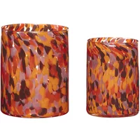 Hübsch Interior Hübsch Interior - Luce Vase, mehrfarbig (2er-Set)