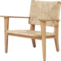 Gubi GUBI - F-Chair Outdoor Lounge Stuhl, teak