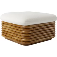 Gubi GUBI - Bohemian 72 Outdoor Ottoman, Dedar (002, Standard)