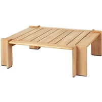 Gubi GUBI - Atmosfera Outdoor Beistelltisch, 100 x 113 cm, natur