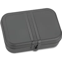 Koziol Koziol - Pascal L Lunchbox mit Trennsteg, nature ash grey