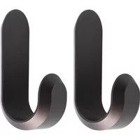 Normann Copenhagen Normann Copenhagen - Curve Wandhaken Mini, matt braun (2er-Set)