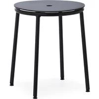 Normann Copenhagen Normann Copenhagen - Circa Hocker, Aluminium schwarz lackiert