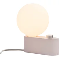 Tala Tala - Alumina Tischleuchte, blossom inklusive Sphere IV LED-Leuchtmittel E27 8W, Ø 15 cm, weiß matt