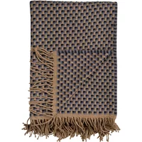 Røros Tweed Røros Tweed - Isak Wolldecke, 150 x 210 cm, blau / beige