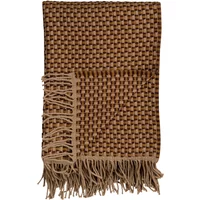 Røros Tweed Røros Tweed - Isak Wolldecke, 150 x 210 cm, braun / beige