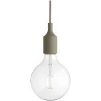 Muuto Muuto - Socket E27 LED-Pendelleuchte, olivgrün
