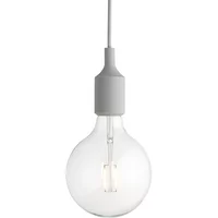 Muuto Muuto - Socket E27 LED-Pendelleuchte, hellgrau