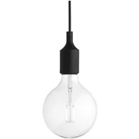 Muuto Muuto - Socket E27 LED-Pendelleuchte, schwarz