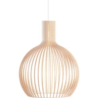 Secto Design Secto - Octo Small 4241 Pendelleuchte, Ø 45 x H 55 cm, Birke