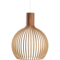 Secto Design Secto - Octo Small 4241 Pendelleuchte, Ø 45 x H 55 cm, Walnuss
