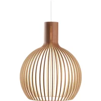 Secto Design Secto - Octo 4240 Pendelleuchte, Ø 54 x H 68 cm, Walnuss