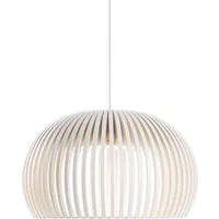 Secto Design Secto - Atto 5000 LED-Pendelleuchte, Ø 34 x H 21 cm, weiß