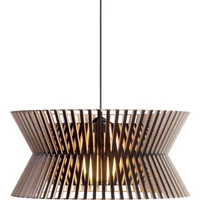 Secto Design Secto - Kontro 6000 Pendelleuchte, Ø 45 x H 21 cm, schwarz