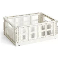 Hay HAY - Colour Crate Korb M, 34,5 x 26,5 cm, off white, recycled