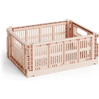 Hay HAY - Colour Crate Korb M, 34,5 x 26,5 cm, powder, recycled