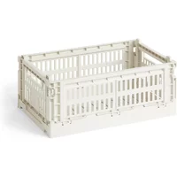 Hay HAY - Colour Crate Korb S, 26,5 x 17 cm, off white, recycled