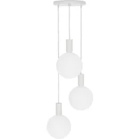 Tala Tala - Chalk, Triple Pendelleuchte Set, inklusive 3 x Sphere V LED-Leuchtmittel E27, weiß