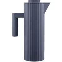 Alessi Alessi - Plissé Isolierkanne, grau