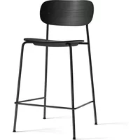Audo Audo - Co Counter Chair, H 94,5 cm, schwarzes Stahlgestell / Eiche schwarz