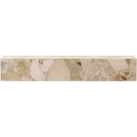 Audo Copenhagen Audo - Plinth Wandregal, L 60 cm, sand (Kunis Breccia)