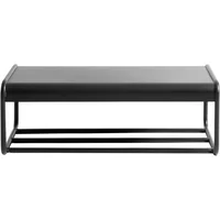 Muubs Muubs - Copenhagen Wandgarderobe mit Ablage, 70 x 24 cm, schwarz