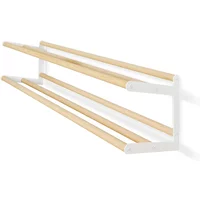 vonbox vonbox - Schuhregal Stixx Wall, weiß / Esche