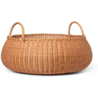 Ferm Living Ferm Living - Braided Korb, Ø 60 cm, natur