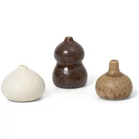 Ferm Living Ferm Living - Komo Minivasen, mehrfarbig (3er-Set)