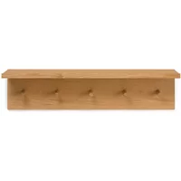 Ferm Living Ferm Living - Place Wandregal mit 5 Haken, L 75 cm, Eiche