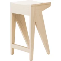 OUT Objekte unserer Tage OUT Objekte unserer Tage - Schulz Barhocker H 65 cm, Esche gewachst mit Weißpigment