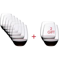 Riedel Riedel - O Wine Weingläser, Cabernet / Merlot, transparent, 600 ml (6+2 gratis)